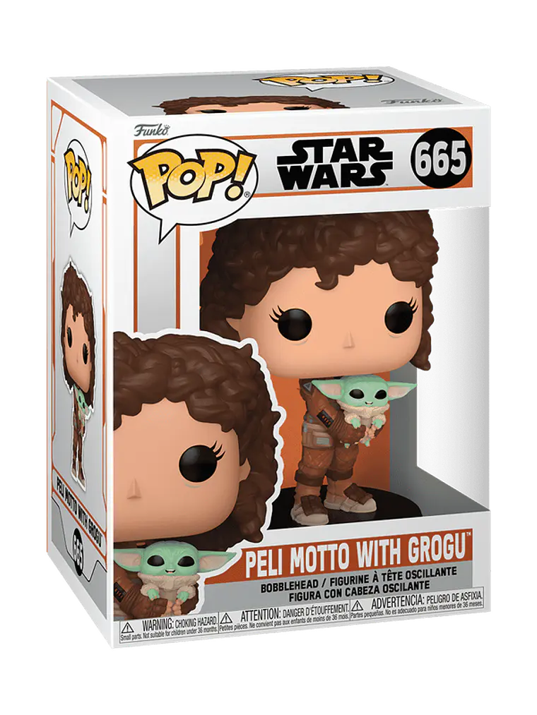 Funko Pop! Peli Motto with Grogu 665 | The Mandalorian 1