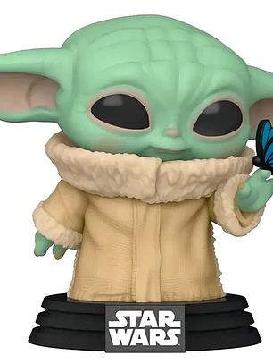 Funko Pop! Grogu with Butterfly 468 | The Mandalorian