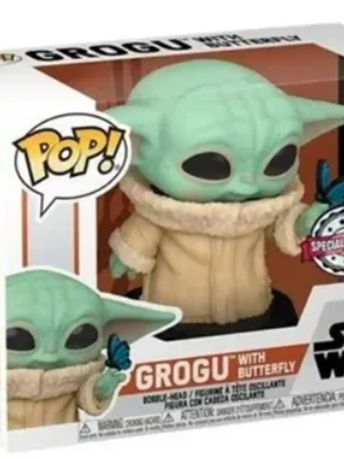 Funko Pop! Grogu with Butterfly 468 | The Mandalorian 1