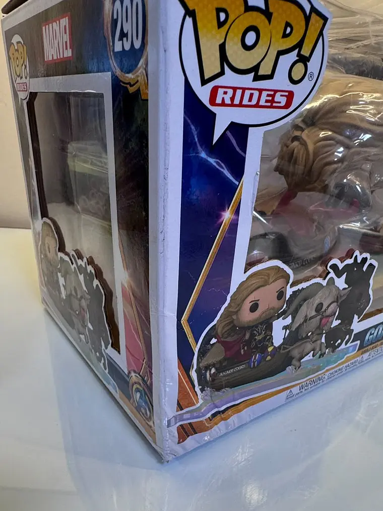 Funko Pop Thor with Goat Boat 290 | Marvel (Caja con detalle) 2