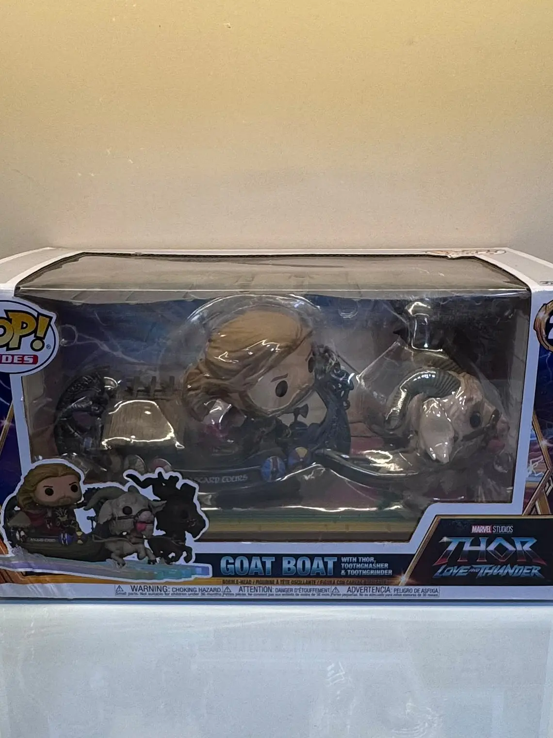 Funko Pop Thor with Goat Boat 290 | Marvel (Caja con detalle) 1
