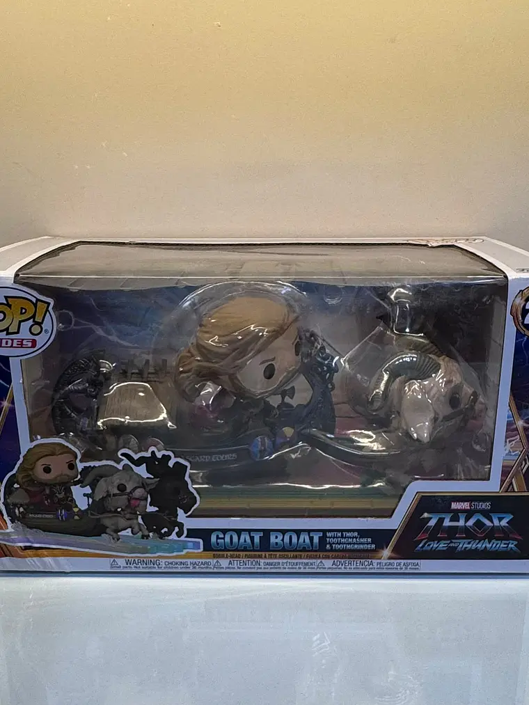 Funko Pop Thor with Goat Boat 290 | Marvel (Caja con detalle) 1