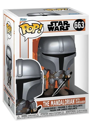 Funko Pop! The Mandalorian with the Darksaber 663 | The Mandalorian