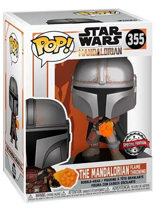 Funko Pop! The Mandalorian Flame Throwing 355 | The Mandalorian