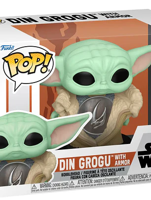 Funko Pop! Din Grogu with armor 712 | The Mandalorian