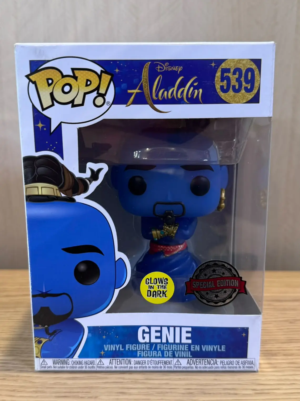 Funko Pop! Genie 539 | Alladin Disney  versión Live Action 3