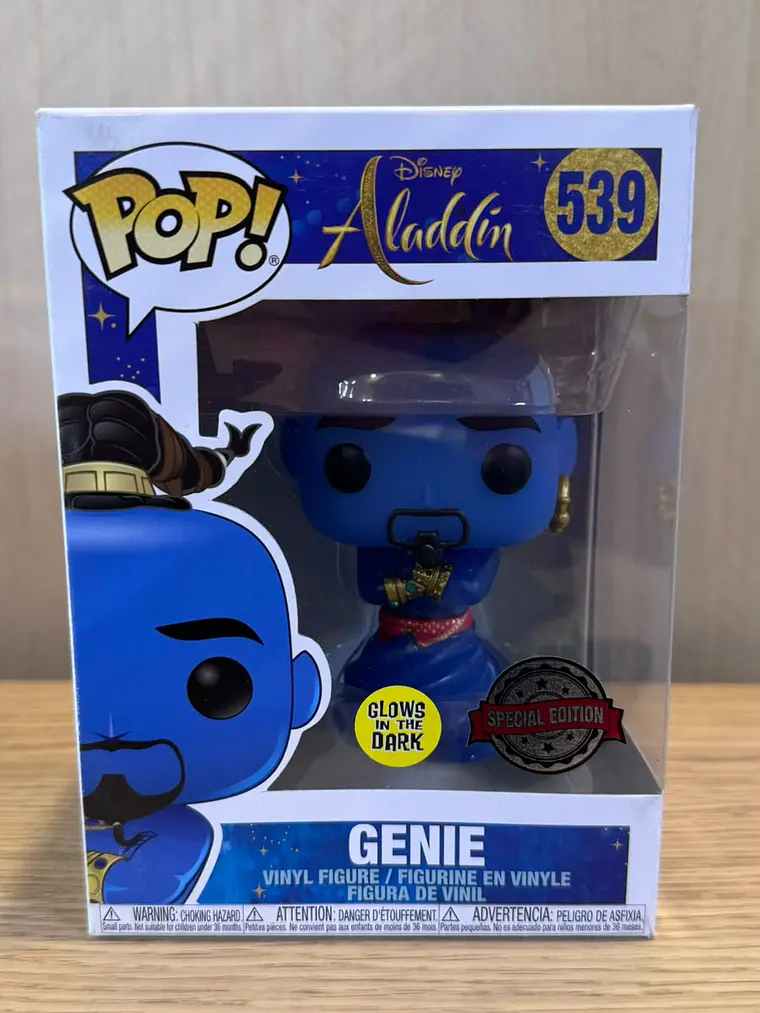 Funko Pop! Genie 539 | Alladin Disney  versión Live Action 3