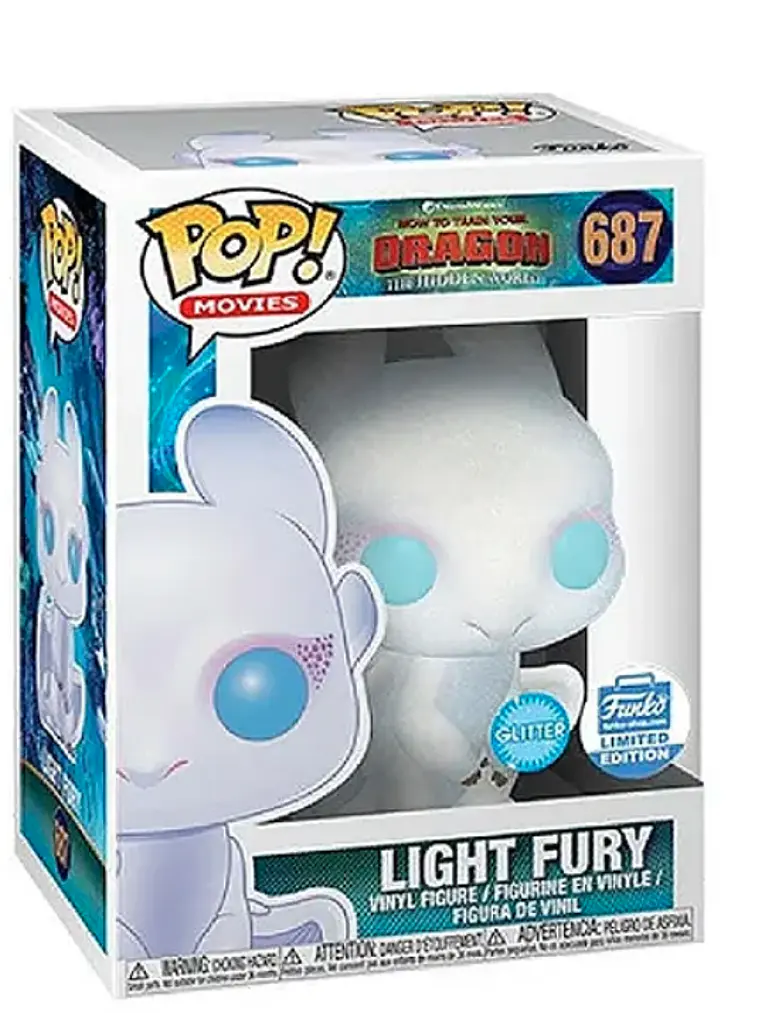 Funko Pop! Light Fury 687 | How to train your dragon 1