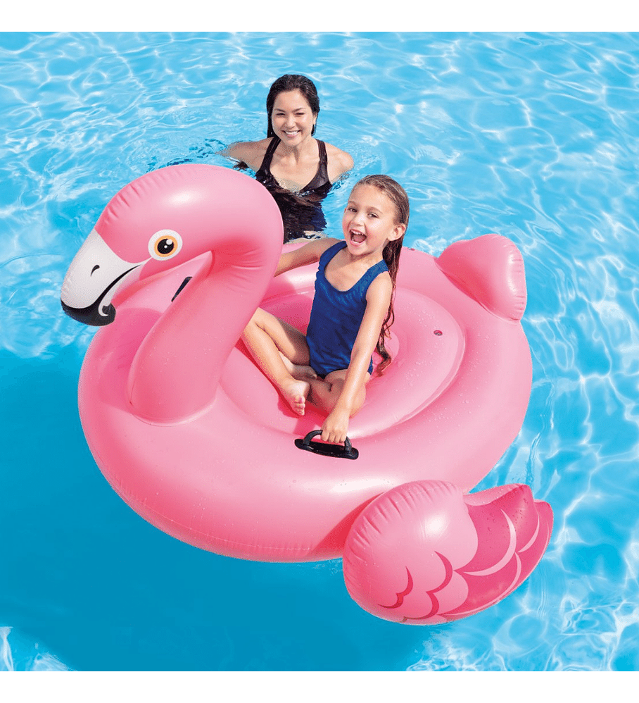 Flotador Inflable Diseño Intex Flamenco 147 x 140 x 94 cm