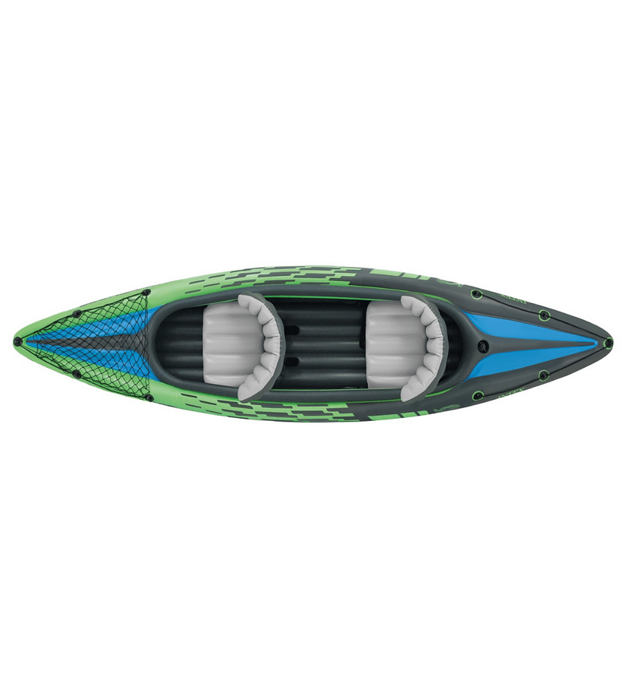 Kayak Inflable Intex Challenger K2 Set 2 Personas + Remos + Inflador Capacidad 2 Personas