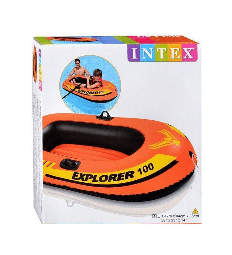 Bote Inflable Intex Explorer 100 Capacidad 55 Kg