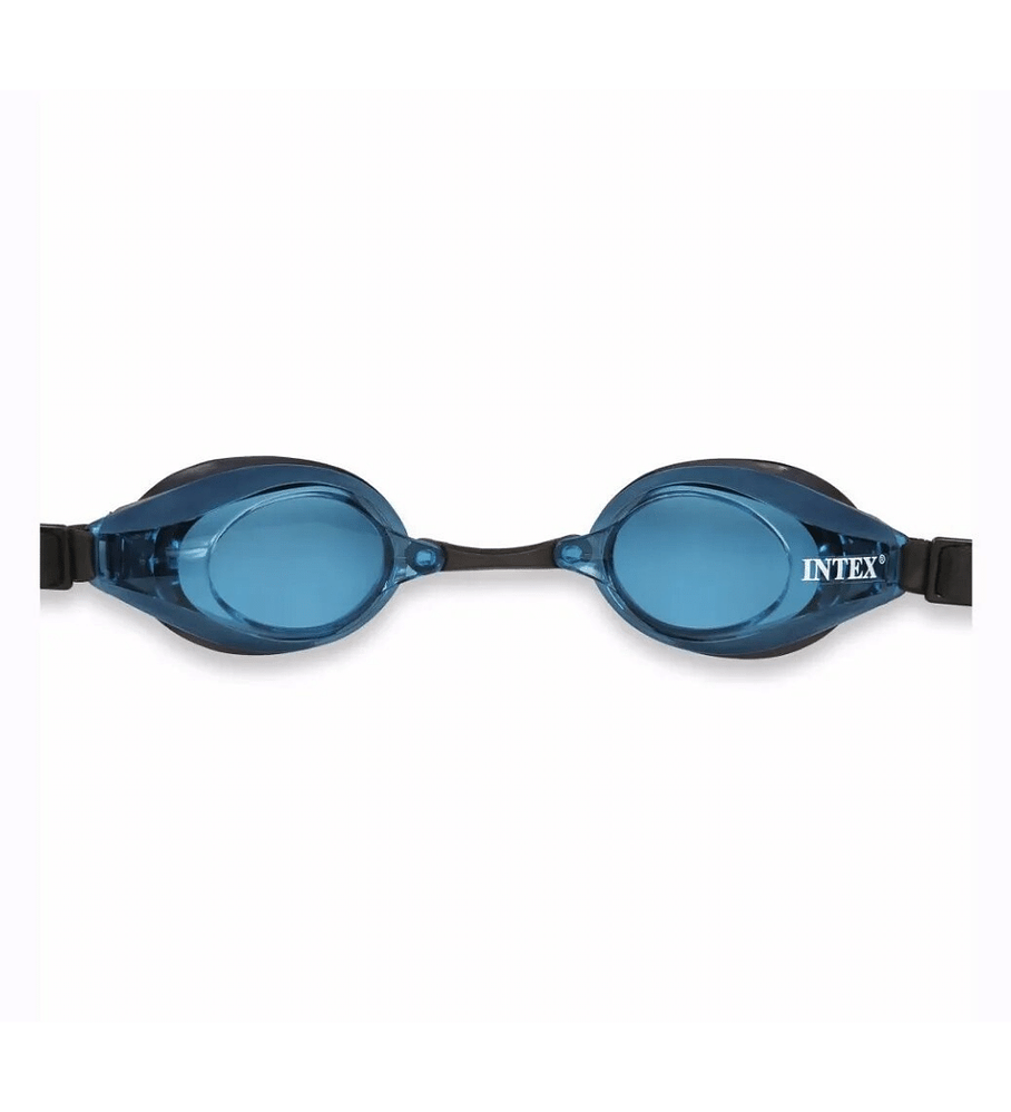 Lentes de Agua Intex Anteojos Natación Negro Azul Adulto Edad 8+