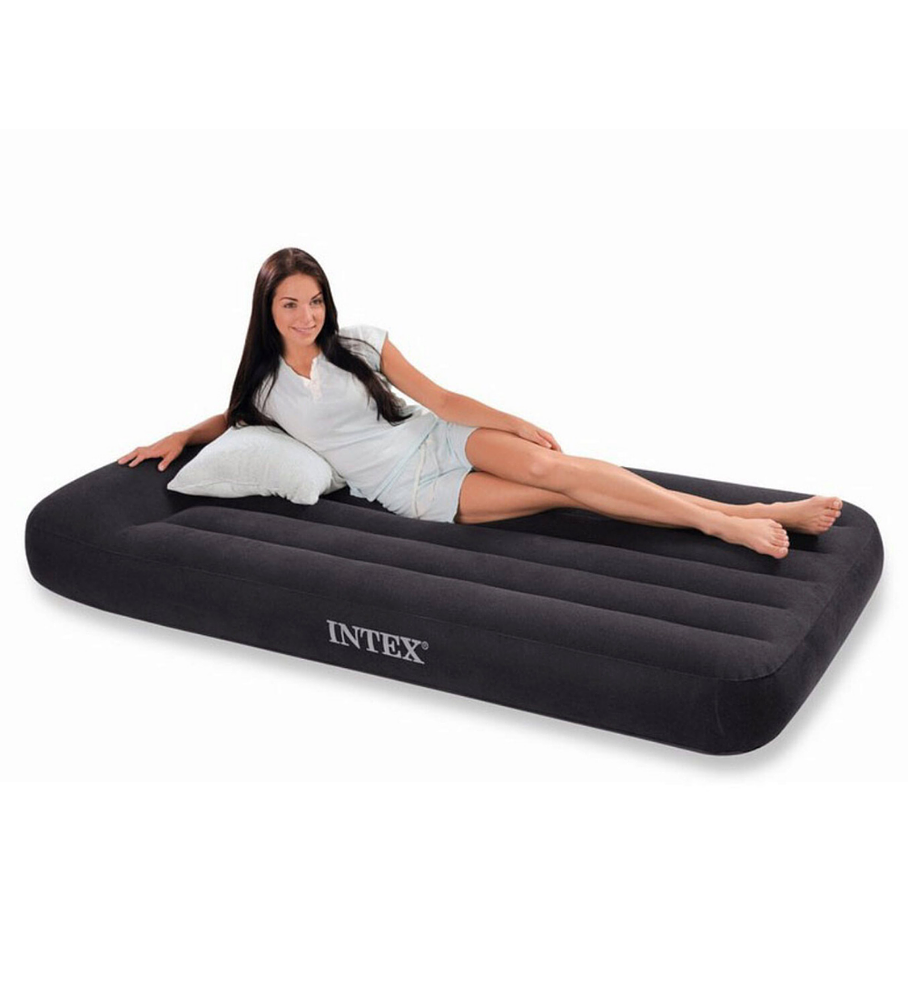 Colchón Inflable Eléctrico Intex 1,5 Plazas 99x191x25 Cm Pillow Rest Classic