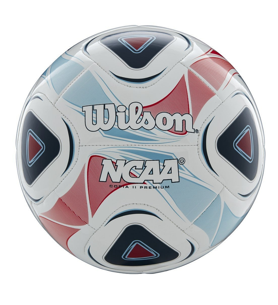 Balón Futbol Wilson NCAA Cop. II Premium Tamaño 5 Blanco