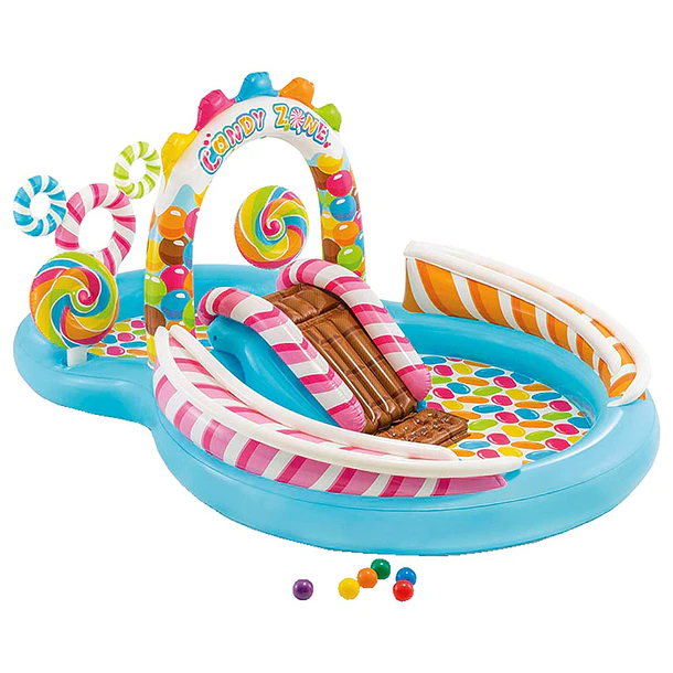 Centro de Actividad Inflable Intex Dulces Candy Zone