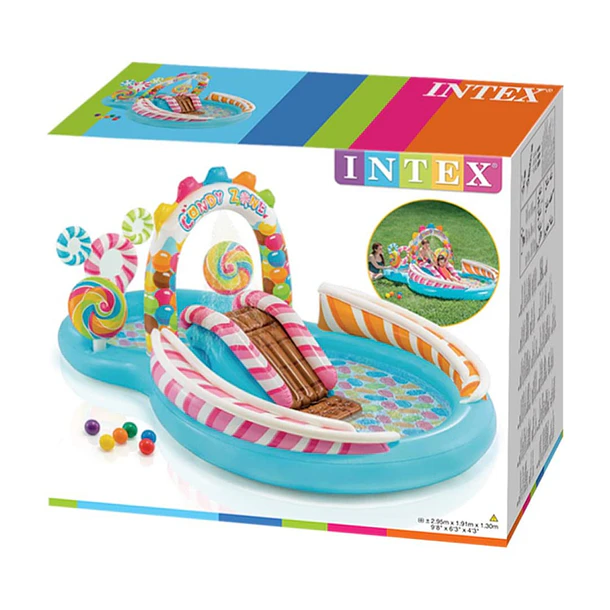 Centro de Actividad Inflable Intex Dulces Candy Zone 3