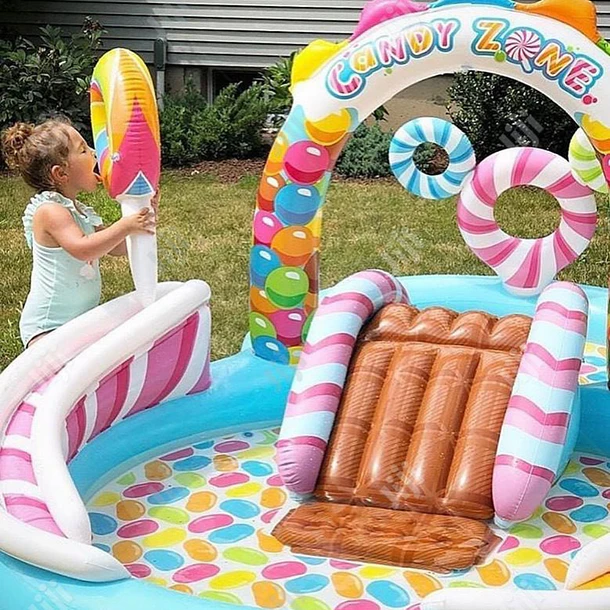 Centro de Actividad Inflable Intex Dulces Candy Zone 5