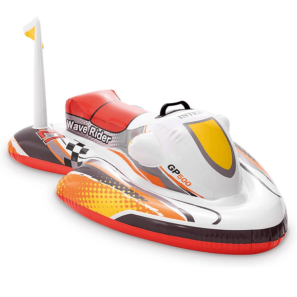 Flotador Inflable Diseño Intex Moto de Agua 117x77 Cm Wave Rider