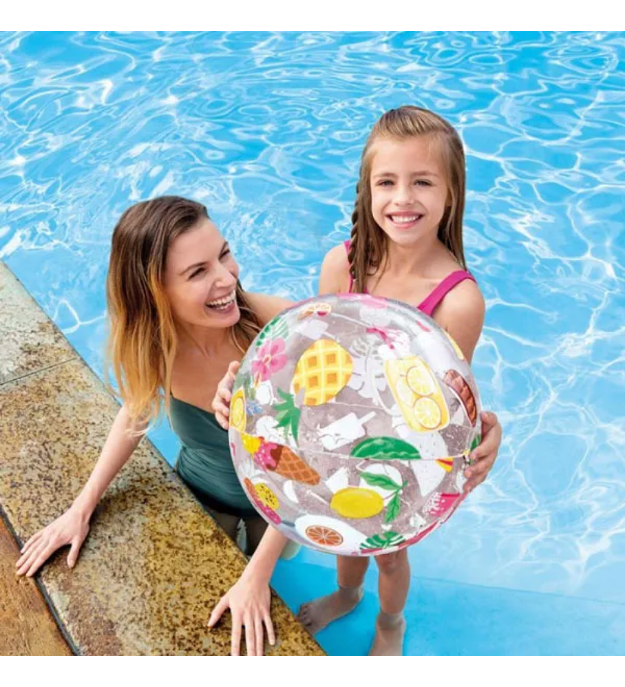 Pelota Inflable Intex Tropical 51 Cm Lively Print Ball