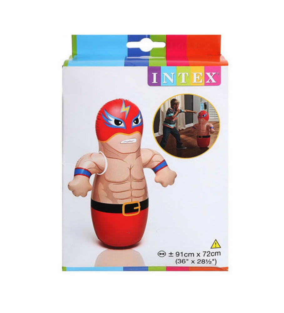 Boxeador Porfiado Inflable Intex 3-D Bop Bags