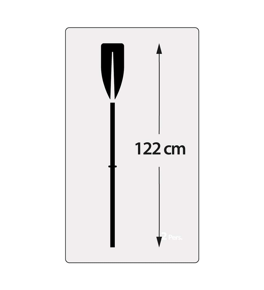 Remos de PVC Intex Para Bote Largo 122 Cm French Oars