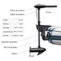 Motor Eléctrico Intex Trolling 5 Velocidades Batería 12V Potencia 420W 2