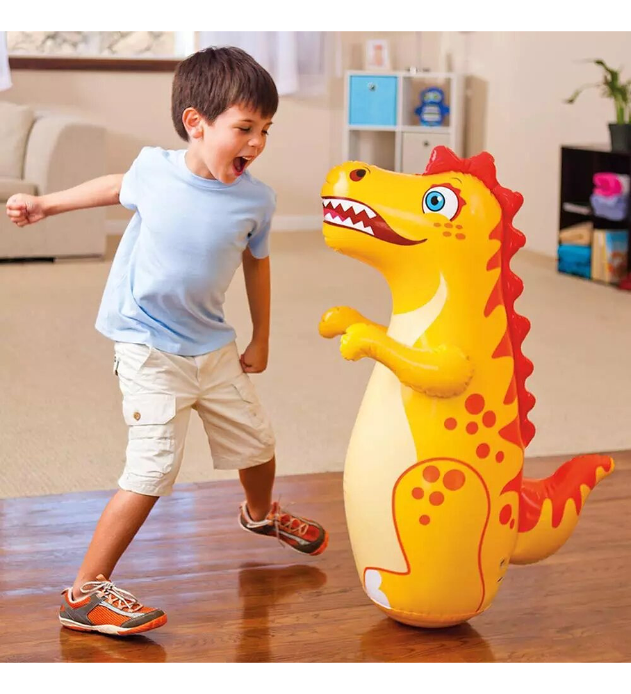 Dinosaurio Porfiado Inflable Intex 3-D Bop Bags