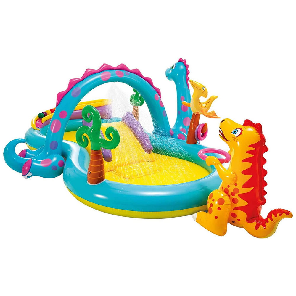 Centro de Actividad Inflable Intex Dinosaurio Dinoland