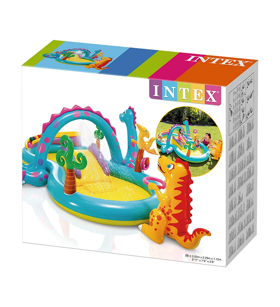 Centro de Actividad Inflable Intex Dinosaurio Dinoland