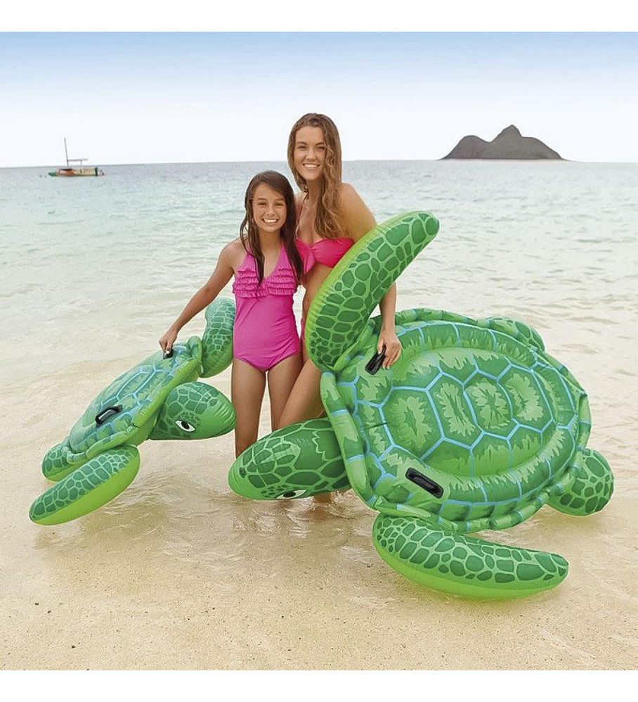 Flotador Inflable Diseño Intex Tortuga 150x127 Cm Lil' Sea Turtle
