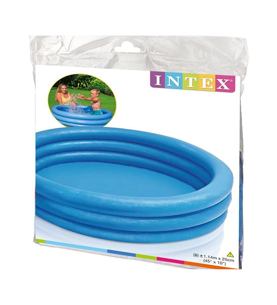 Piscina Bebé Inflable Intex Crystal Blue 114x25 Cm