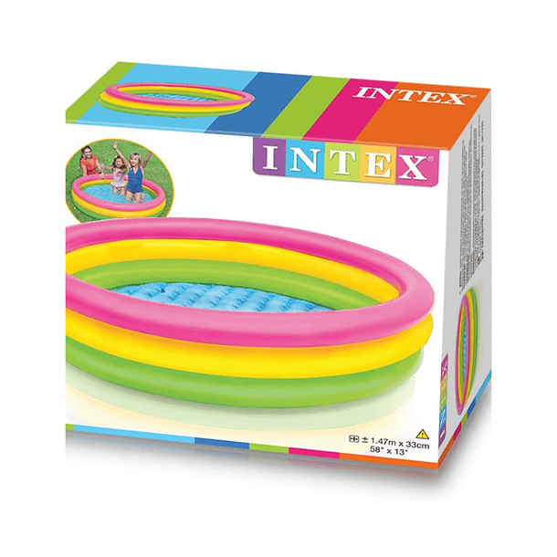 Piscina Bebé Inflable Intex Sunset Glow 147x33 Cm