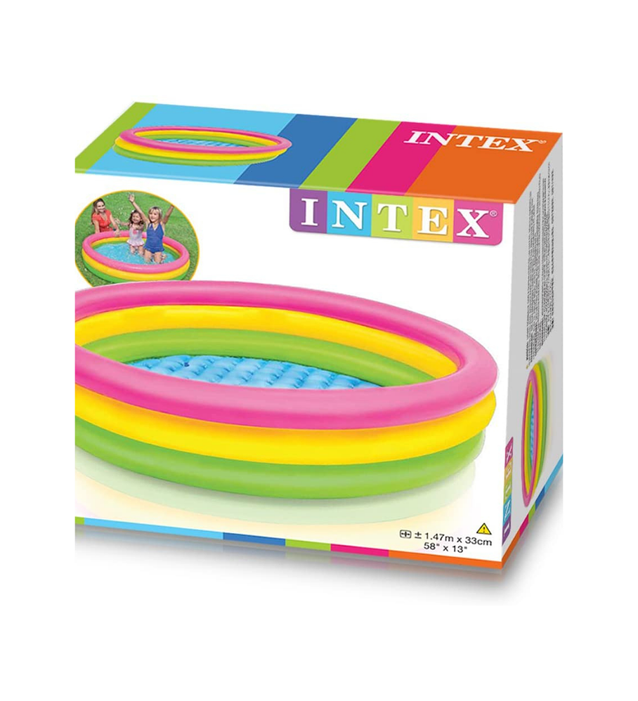 Piscina Bebé Inflable Intex Sunset Glow 147x33 Cm