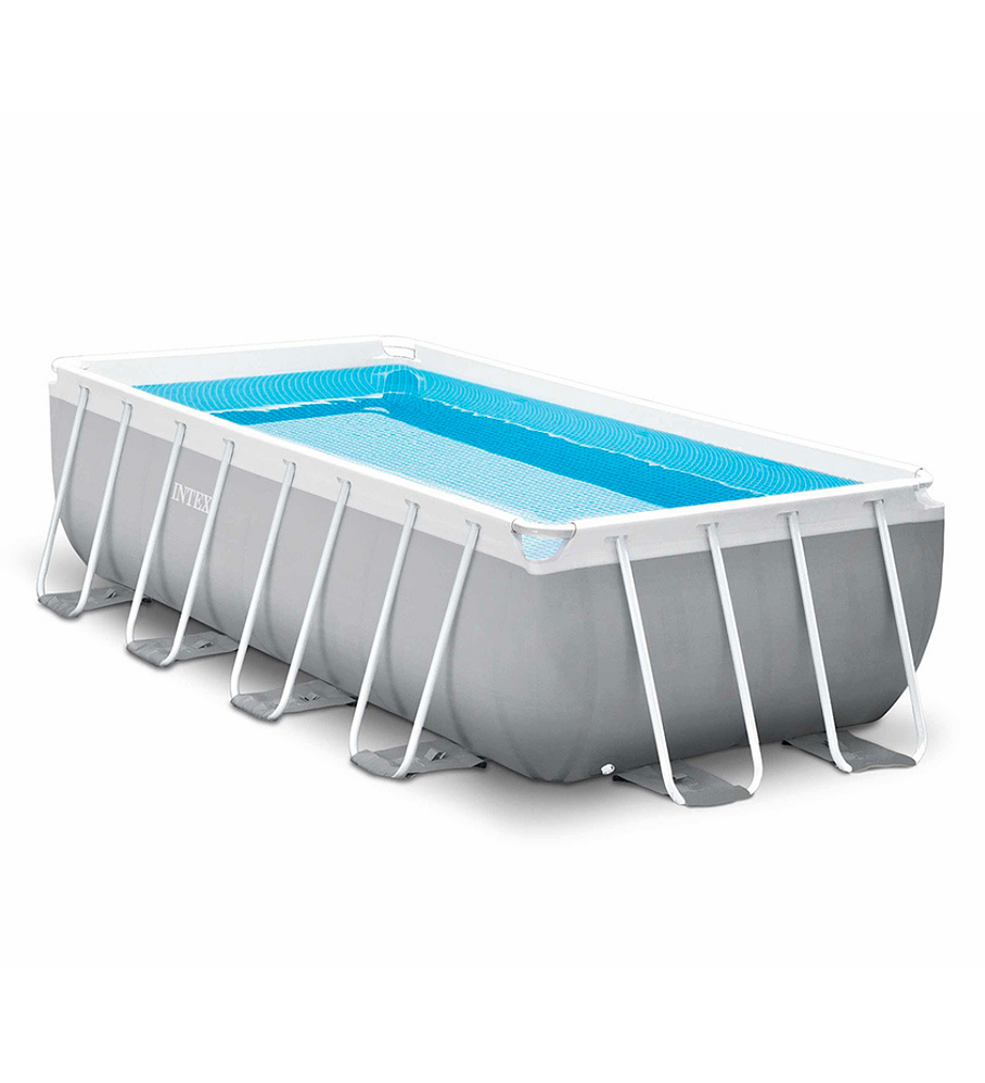 Piscina Estructural Intex Prisma Frame Set 400x200x100 Cm + Bomba + Escalera