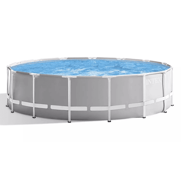 Piscina Estructural Intex Prisma Frame Set 457x122 Cm + Bomba