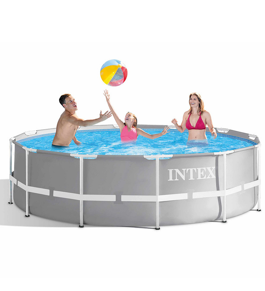 Piscina Estructural Intex Prisma Frame Set 457x122 Cm + Bomba