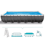 Piscina Estructural Intex Ultra XTR Frame Set 732x366x132 Cm + Bomba + Escalera + Cobertor + Base 2