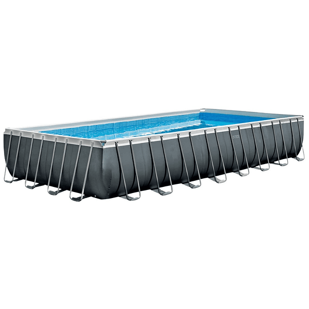 Piscina Estructural Intex Ultra XTR Frame Set 975x488x132 Cm + Bomba + Escalera + Cobertor + Base