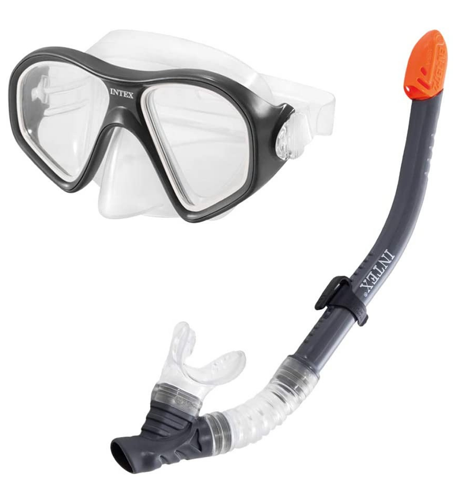 Set de Buceo Intex Mascara Buceo + Tubo Snorkel Reef Rider Swim