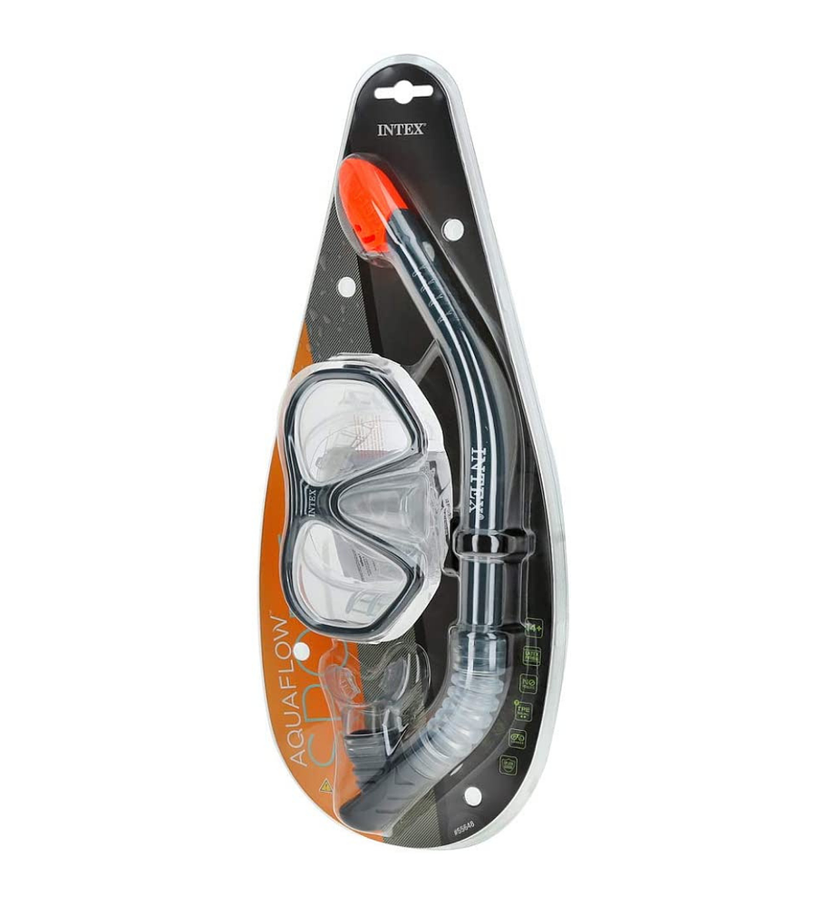 Set de Buceo Intex Mascara Buceo + Tubo Snorkel Reef Rider Swim