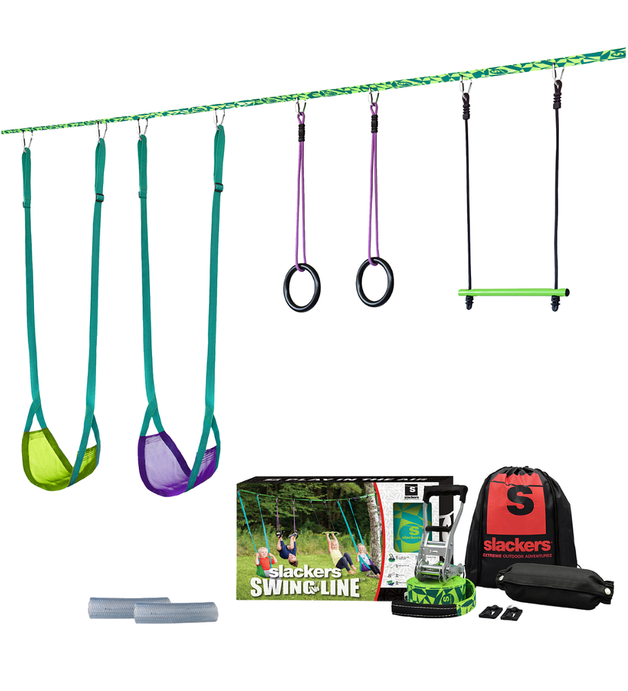 Set de Juego Obstáculos Swingline 11 m Slackers Swingline 36 ft 5 Obstacles