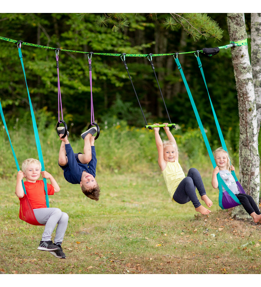 Set de Juego Obstáculos Swingline 11 m Slackers Swingline 36 ft 5 Obstacles