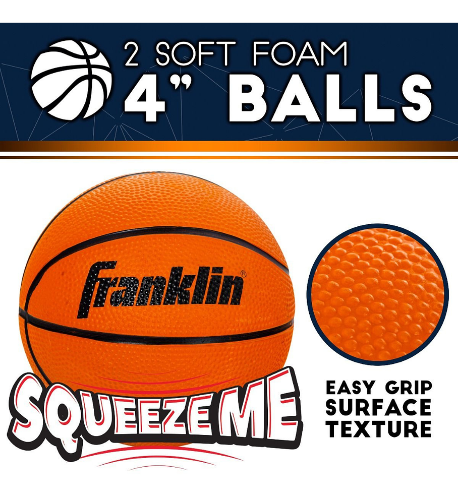 Tablero de Basketball Franklin Sports 46 x 30 cm con Devolvedor de Pelota