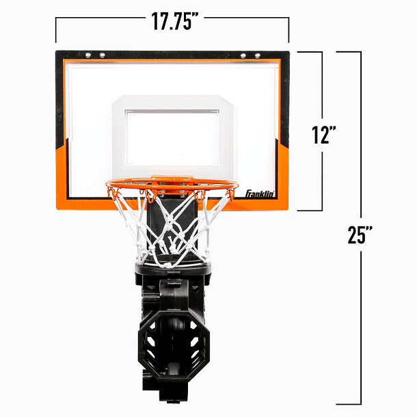 Tablero de Basketball Franklin Sports 46 x 30 cm con Devolvedor de Pelota 10