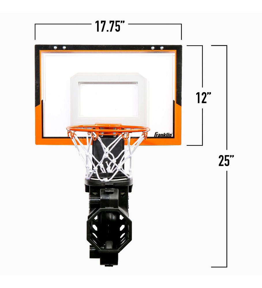Tablero de Basketball Franklin Sports 46 x 30 cm con Devolvedor de Pelota