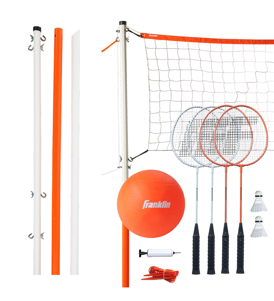 Set de Volleyball y Bádminton Franklin Sports Starter Set