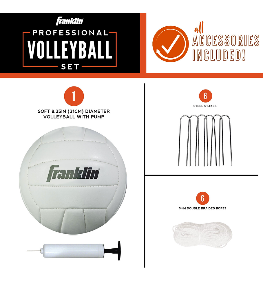 Set de Volleyball Franklin Sports Professional Set