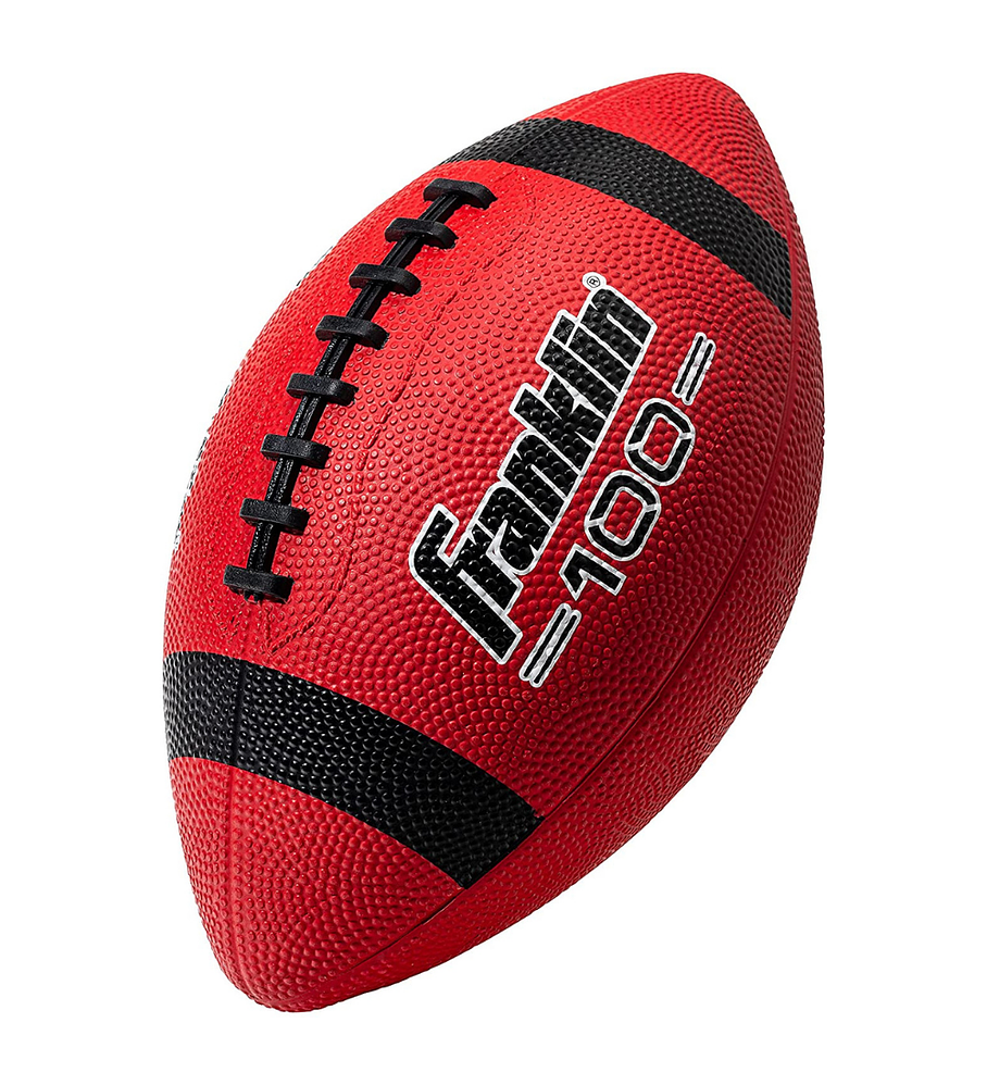 Balón Fútbol Americano Franklin Sports Grip-Rite 100 Rojo Tamaño Junior