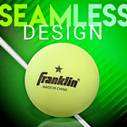 Pelotas de Tenis de Mesa Franklin Sports Glow Brillo 40mm 1 Estrella Pack 6 Ping Pong 2