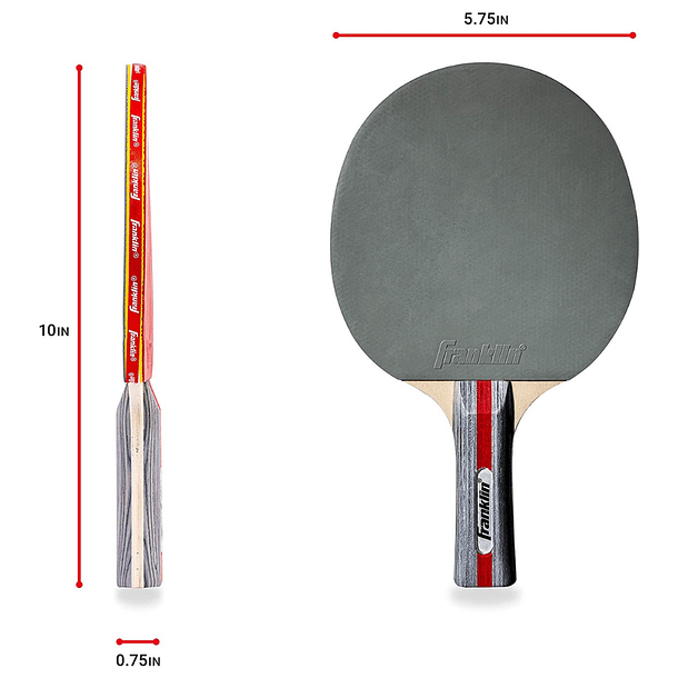 Paleta de Tenis de Mesa Franklin Sports Performance Paddle Ping Pong 4